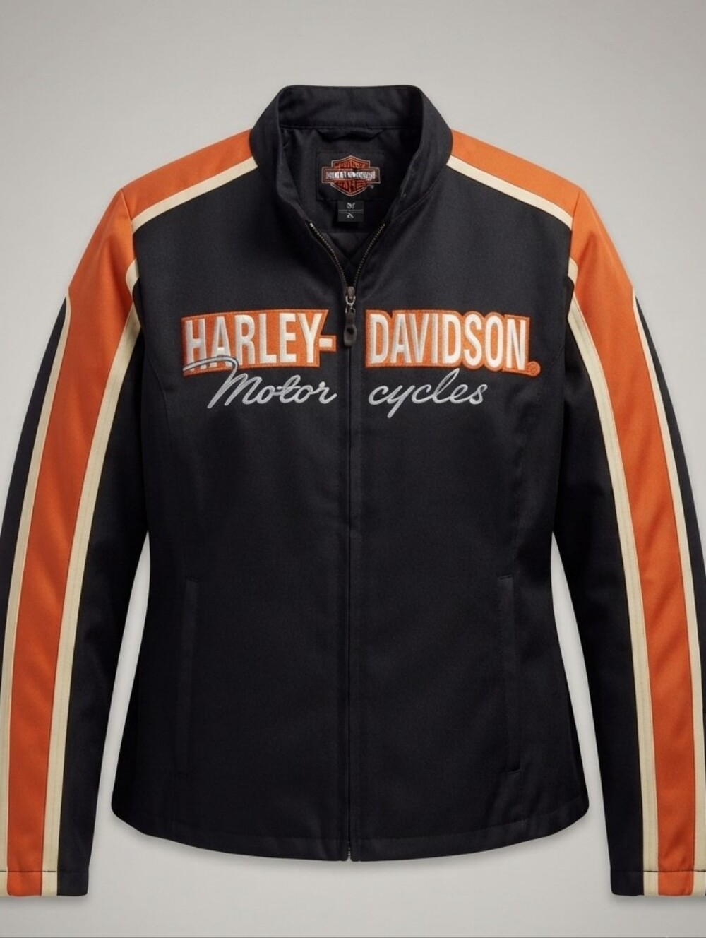 Vintage Harley-Davidson Women’s 1W Café Racer Jacket. EUC. Bikercore.